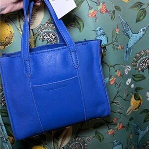 Portland Leather Goods Classic Zip Lola in Astro Blue